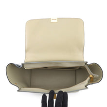 将图像加载到图库查看器中,CELINE Trapeze 2way Bag Navy/Beige174683 Leather Size Small