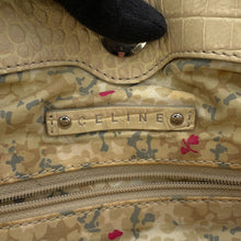 Load image into Gallery viewer, CELINE Paris Macadam 2-way Bag Blue/Ivory Denim Leather