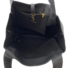 将图像加载到图库查看器中,SAINT LAURENT PARIS LE 5 A 7 BEA Le Cincassette Tote Bag Black763435 Soft Deer Leather