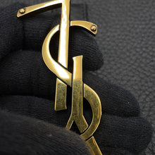 将图像加载到图库查看器中,SAINT LAURENT PARIS LE 5 A 7 BEA Le Cincassette Tote Bag Black763435 Soft Deer Leather