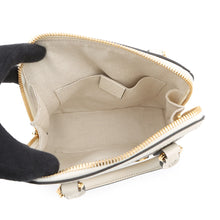 Load image into Gallery viewer, GUCCI Horsebit 2way Handbag Beige/Ivory640716 GG Supreme Leather Size Mini