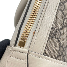 Load image into Gallery viewer, GUCCI Horsebit 2way Handbag Beige/Ivory640716 GG Supreme Leather Size Mini