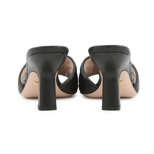 将图像加载到图库查看器中,GUCCI GG Marmont Mules Black674839 Leather Size 34.5