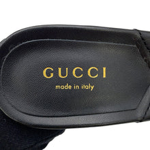 将图像加载到图库查看器中,GUCCI GG Marmont Mules Black674839 Leather Size 34.5