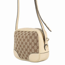 Load image into Gallery viewer, GUCCI GG Canvas Shoulder Bag Ivory449413 GG Canvas Leather