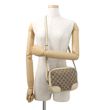 Load image into Gallery viewer, GUCCI GG Canvas Shoulder Bag Ivory449413 GG Canvas Leather