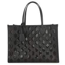 将图像加载到图库查看器中,GUCCI Cutout Motif Tote Bag Black772229 Leather Size Medium