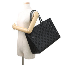 将图像加载到图库查看器中,GUCCI Cutout Motif Tote Bag Black772229 Leather Size Medium