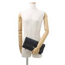 Load image into Gallery viewer, CHANEL Matelasse Clutch Bag BlackA69391 Lambskin