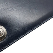 Load image into Gallery viewer, CHANEL Boy Chanel ChainShoulder Bag NavyA67085 Lambskin Size 20