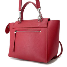 将图像加载到图库查看器中,CELINE Belt bag Red189153 Leather Size micro