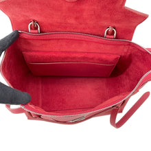 将图像加载到图库查看器中,CELINE Belt bag Red189153 Leather Size micro
