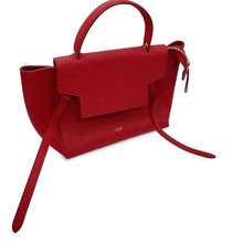 将图像加载到图库查看器中,CELINE Belt bag Red189153 Leather Size micro