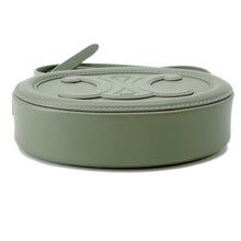 Load image into Gallery viewer, CELINE Oval Purse Shoulder Bag Khaki10I703DPQ Leather