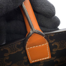 Load image into Gallery viewer, CELINE Vertical hippopotamus Tan191542 PVC Leather Size Small