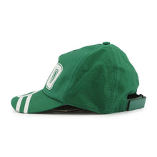 将图像加载到图库查看器中,GUCCI Interlocking G Baseball Cap Size XXS Green/White673081 Cotton Leather