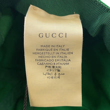 将图像加载到图库查看器中,GUCCI Interlocking G Baseball Cap Size XXS Green/White673081 Cotton Leather