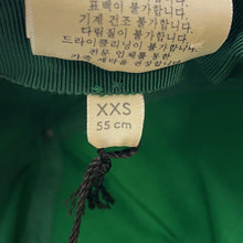 将图像加载到图库查看器中,GUCCI Interlocking G Baseball Cap Size XXS Green/White673081 Cotton Leather