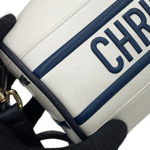 将图像加载到图库查看器中,Dior Vibe Shoulder Bag White/Navy Leather