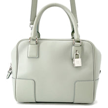 将图像加载到图库查看器中,LOEWE Amazona Square 2-way Bag Light GreenA039N10X03 Calf Leather Size 19