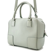 将图像加载到图库查看器中,LOEWE Amazona Square 2-way Bag Light GreenA039N10X03 Calf Leather Size 19