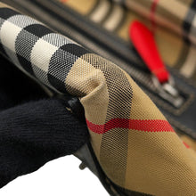 Load image into Gallery viewer, BURBERRY Nova Check Messenger Bag Beige/Black4077391 Nylon Leather