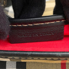 Load image into Gallery viewer, BURBERRY Nova Check Messenger Bag Beige/Black4077391 Nylon Leather