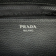 Load image into Gallery viewer, PRADA Vitello Dino Tote Bag Black1BG006 Leather