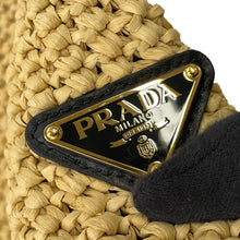Load image into Gallery viewer, PRADA Crochet Tote Bag Beige1BG392 Raffia