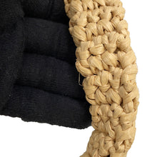 Load image into Gallery viewer, PRADA Crochet Tote Bag Beige1BG422 Raffia Size Small