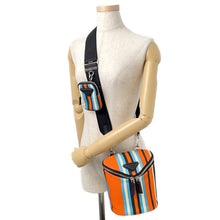 Load image into Gallery viewer, PRADA Stripe shoulder bag Multicolor2VH147 Canvas