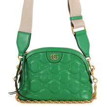 将图像加载到图库查看器中,GUCCI GGMatelasse 2wayShoulder Bag Spring Green/Beige702229 Leather Size Small