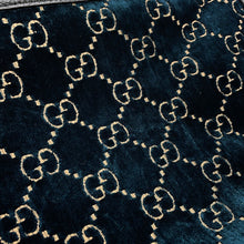Load image into Gallery viewer, GUCCI GG Velvet Backpack Blue574942 Velvet