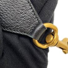 将图像加载到图库查看器中,GUCCI Cherie Line Snake Travel Bag Black/Beige459291 Canvas Leather