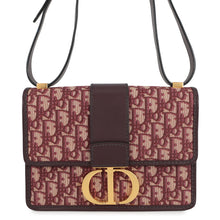 Load image into Gallery viewer, Dior Oblique Montaigne Shoulder Bag BordeauxM9203UTZQ Canvas Leather