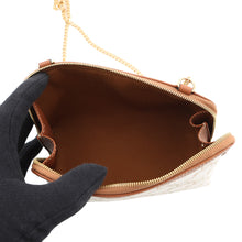 Load image into Gallery viewer, CELINE Triomphe ChainShoulder Bag White/Tan10E382CBX.01TA PVC Leather