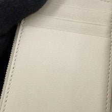 Load image into Gallery viewer, SAINT LAURENT PARIS Cassandra Matelasse Carre Compact Wallet White800763 Lambskin