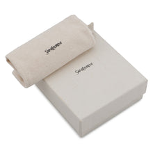 Load image into Gallery viewer, SAINT LAURENT PARIS Cassandra Matelasse Carre Compact Wallet White800763 Lambskin