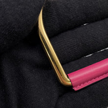 Load image into Gallery viewer, HERMES Eritage Esquetre Necklace Size GM Pink Metal Leather