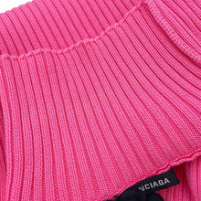Load image into Gallery viewer, BALENCIAGA Logo Oversized Knit Size XS Pink583089 Cotton100%