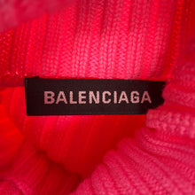 Load image into Gallery viewer, BALENCIAGA Logo Oversized Knit Size XS Pink583089 Cotton100%