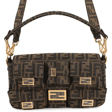Load image into Gallery viewer, FENDI Zucca Multi-Pocket Baguette Brown/Black8BR808 Jacquard