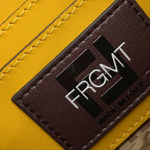 将图像加载到图库查看器中,FENDI Fragment Hiroshi Fujiwara Collaboration Baguette Slim Clutch Yellow/Brown8BS073 Canvas