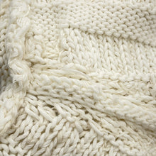 Load image into Gallery viewer, FENDI FF pullover sweater Size 46 WhiteFZX091 Cotton72% Linen26% Nylon2%