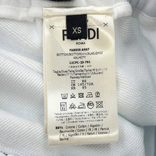 将图像加载到图库查看器中,FENDI FF Switch Knitted Fabric Shorts Size XS White/BrownFAB656 Cotton 86% Polyester 14%
