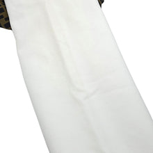 Load image into Gallery viewer, FENDI FF switching hoodie Size S White/BrownFAF681 Cotton 86% Polyester 14%