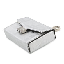 Load image into Gallery viewer, FENDI Nano Bucket Bag Charm Silver/Black7AS206 Leather