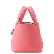 将图像加载到图库查看器中,HERMES Picotin Lock Rose Azalee Taurillon Clemence Size PM