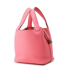 将图像加载到图库查看器中,HERMES Picotin Lock Rose Azalee Taurillon Clemence Size PM