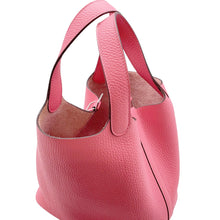 将图像加载到图库查看器中,HERMES Picotin Lock Rose Azalee Taurillon Clemence Size PM